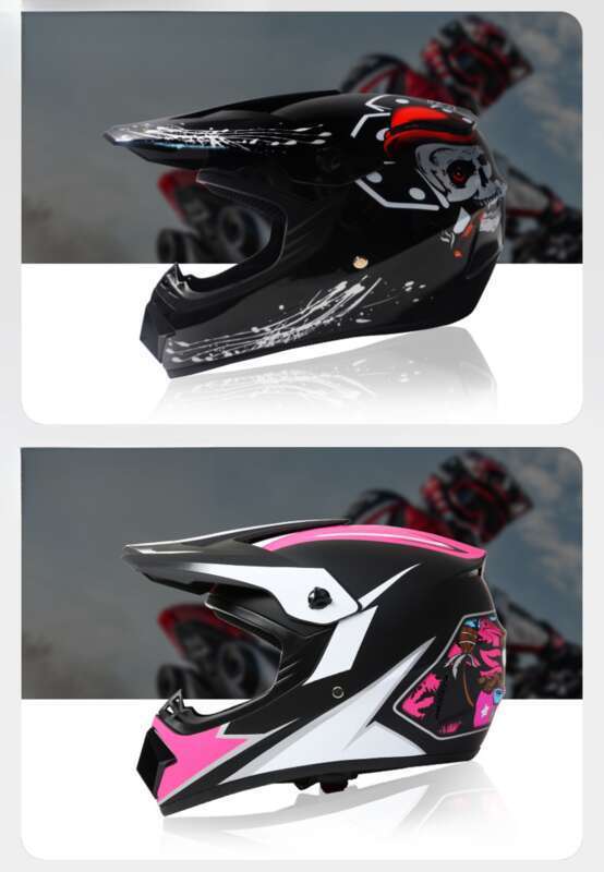 Casco da motocicletta Go Kart per adulti piccolo e leggero in ABS fuoristrada, casco da moto colorato_voghion.com