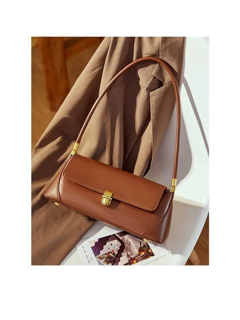 Toptrends Rindsleder Echtes Leder Unterarm Schulter Taschen Für Frauen 2024 Trend Designer Weibliche Tote Damen Handtaschen Und_voghion.com