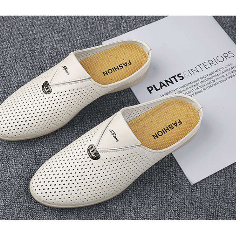 Zweieinhalblagige Sandalen, Lederschuhe Größe Herrenschuhe, Neu Empfohlen 2025_voghion.com