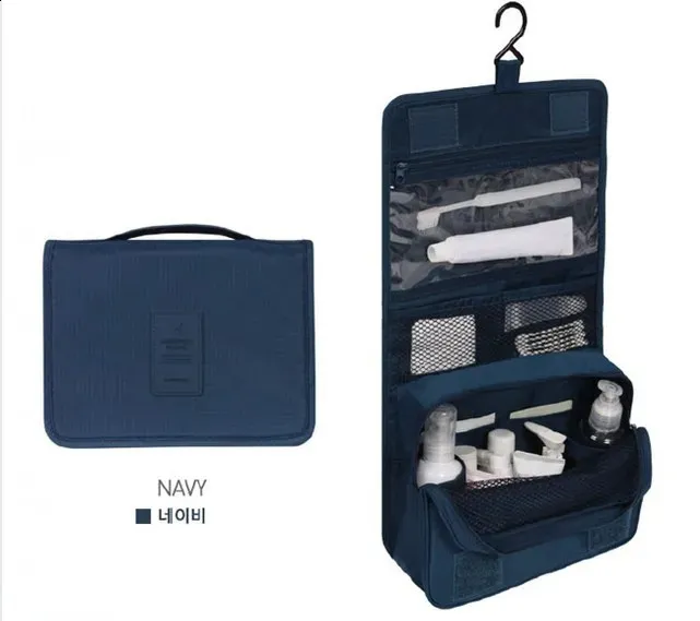 High Quality Women Makeup Bags Travel Cosmetic Toiletries Organizer Waterproof Storage Neceser Hanging Bathroom Wash Bag_voghion.com