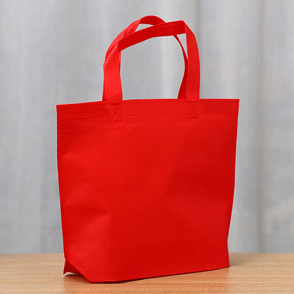 Reusable Canvas Cotton Fabric Shopper Bag Women Tote Shoulder Non-woven Environmental Case Organizer Multifunction_voghion.com