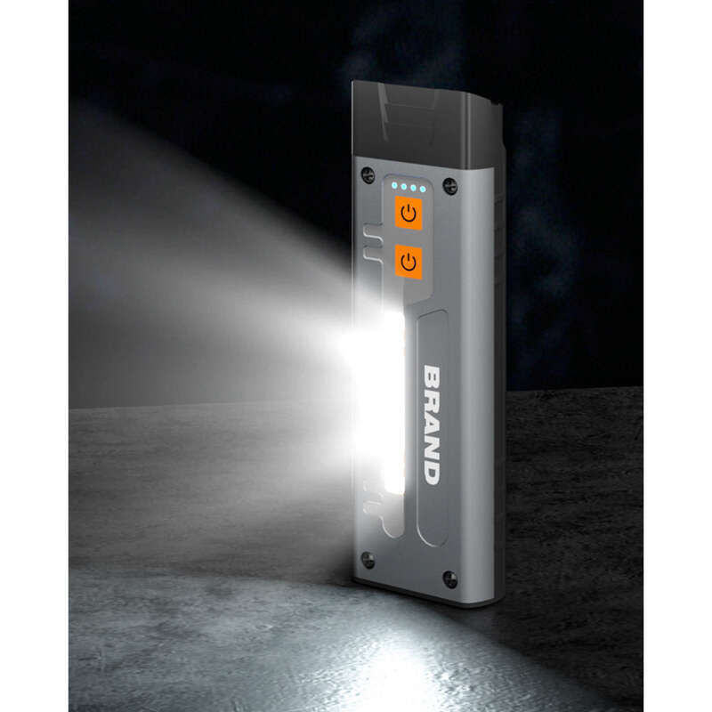 Multifunktionell Beliichtungstaschenlampe, Outdoor Campingzeltluucht, USB Opluedung, Duebelschalter Noutfalltaschenlampe fir_voghion.com