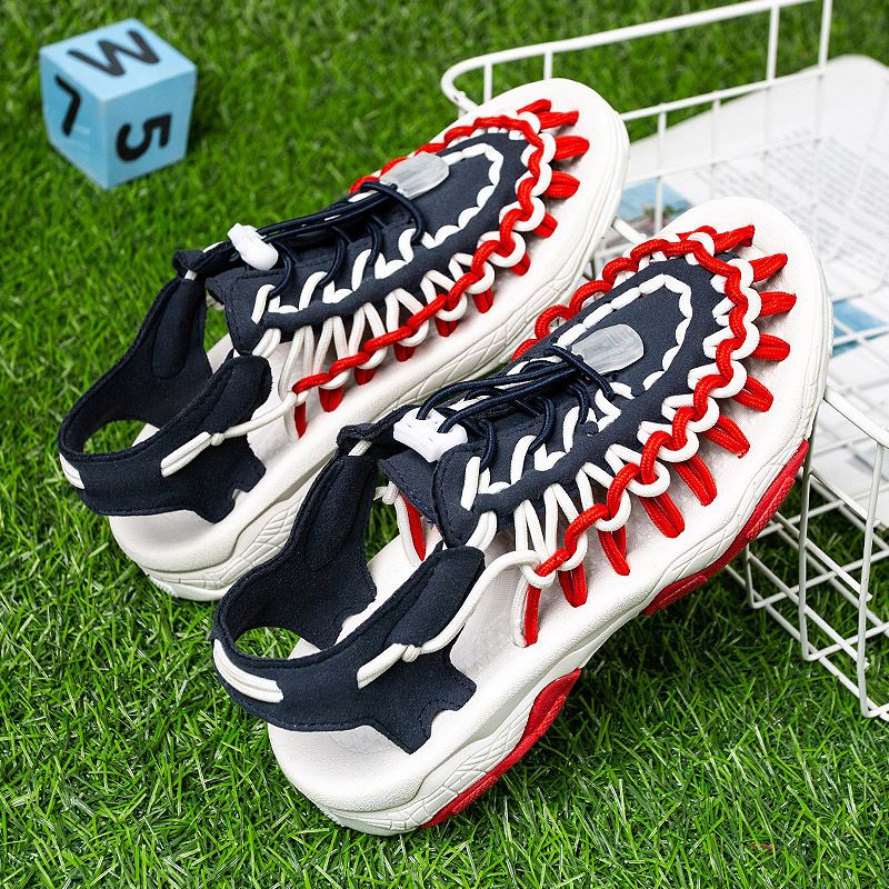 2021 New Knitted Shoes for Children's Beach Sandals_voghion.com