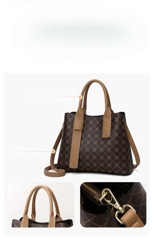 Women's Tote Bag Large Capacity Luxury Handbag For Commuting_voghion.com