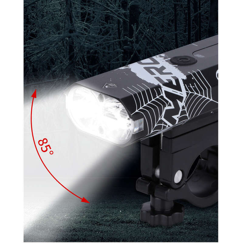 New Bicycle Mountain Riding Lights, Intelligent Light Sensing USB Charging, Mini Headlights, Flashlight_voghion.com