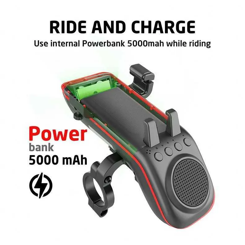 Portable Speakers UPPEL Waterproof Bicycle Bluetooth Multifunctional 5W Portable Wireless Speaker Suitable For MTB_voghion.com