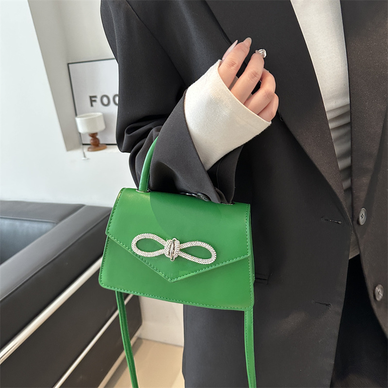 Elegante borsa a tracolla da donna con fiocco - versatile handbag_voghion.com