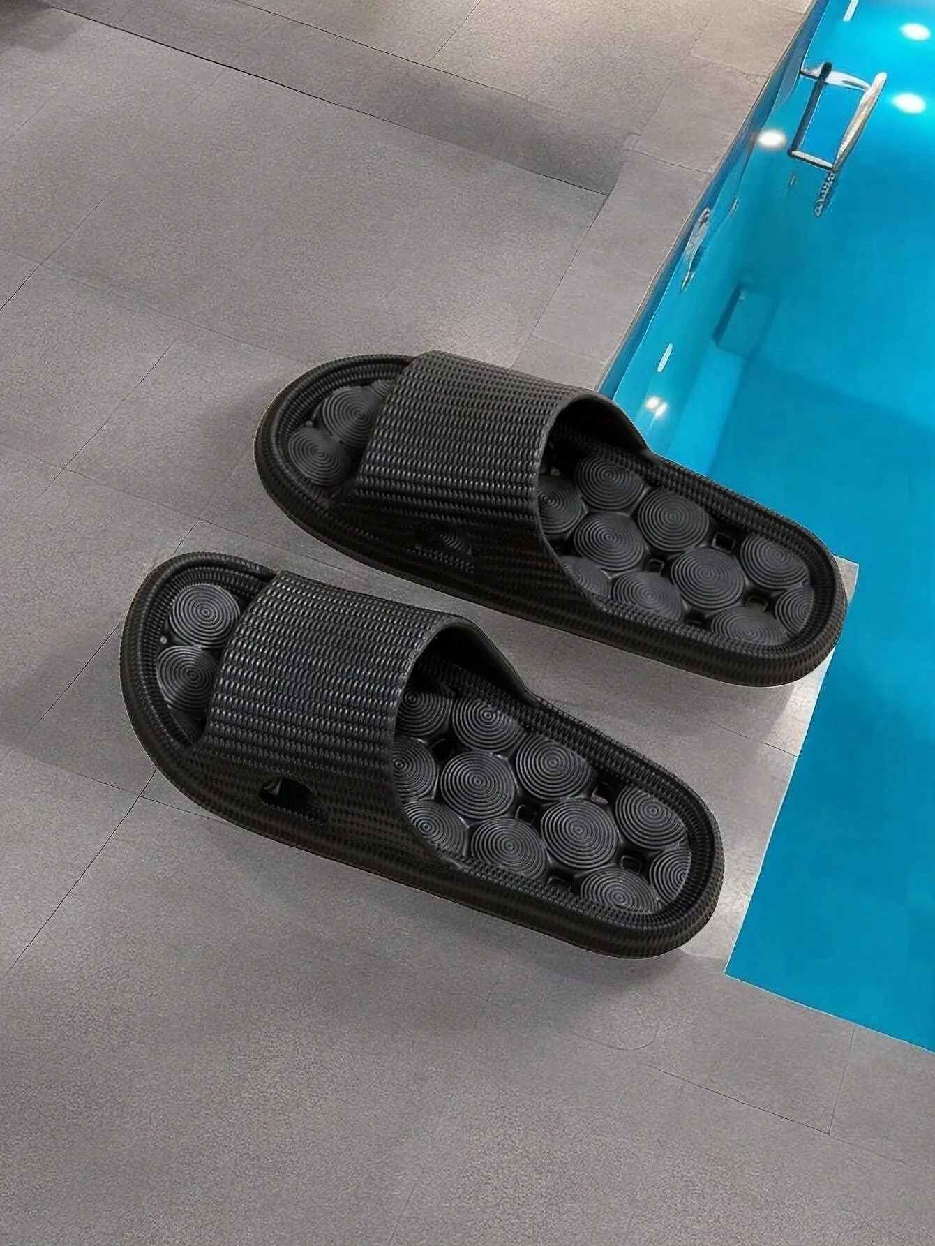 Shower Slippers Couples Indoor Bathroom Anti slip Home Hotel size_voghion.com