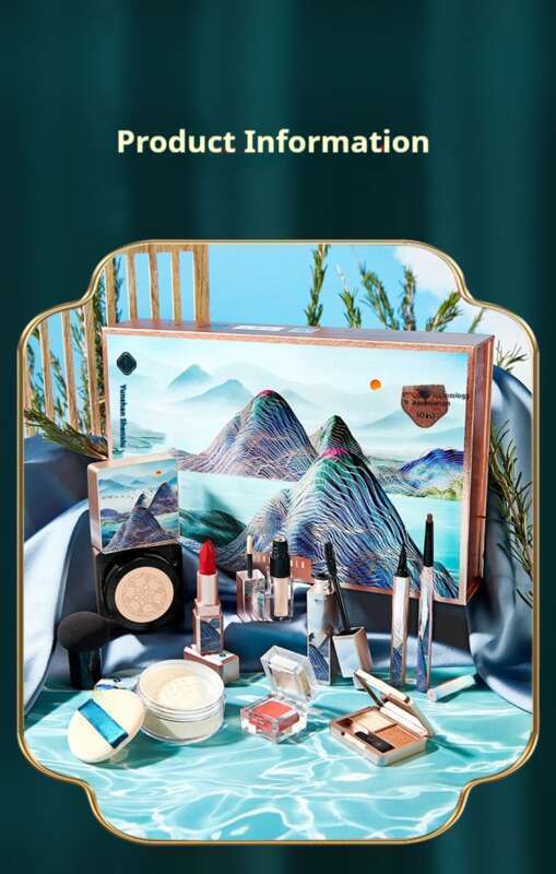 BB Cream Puder Lippenstift Komplettes Make-up Geschenkset 10er Set_voghion.com