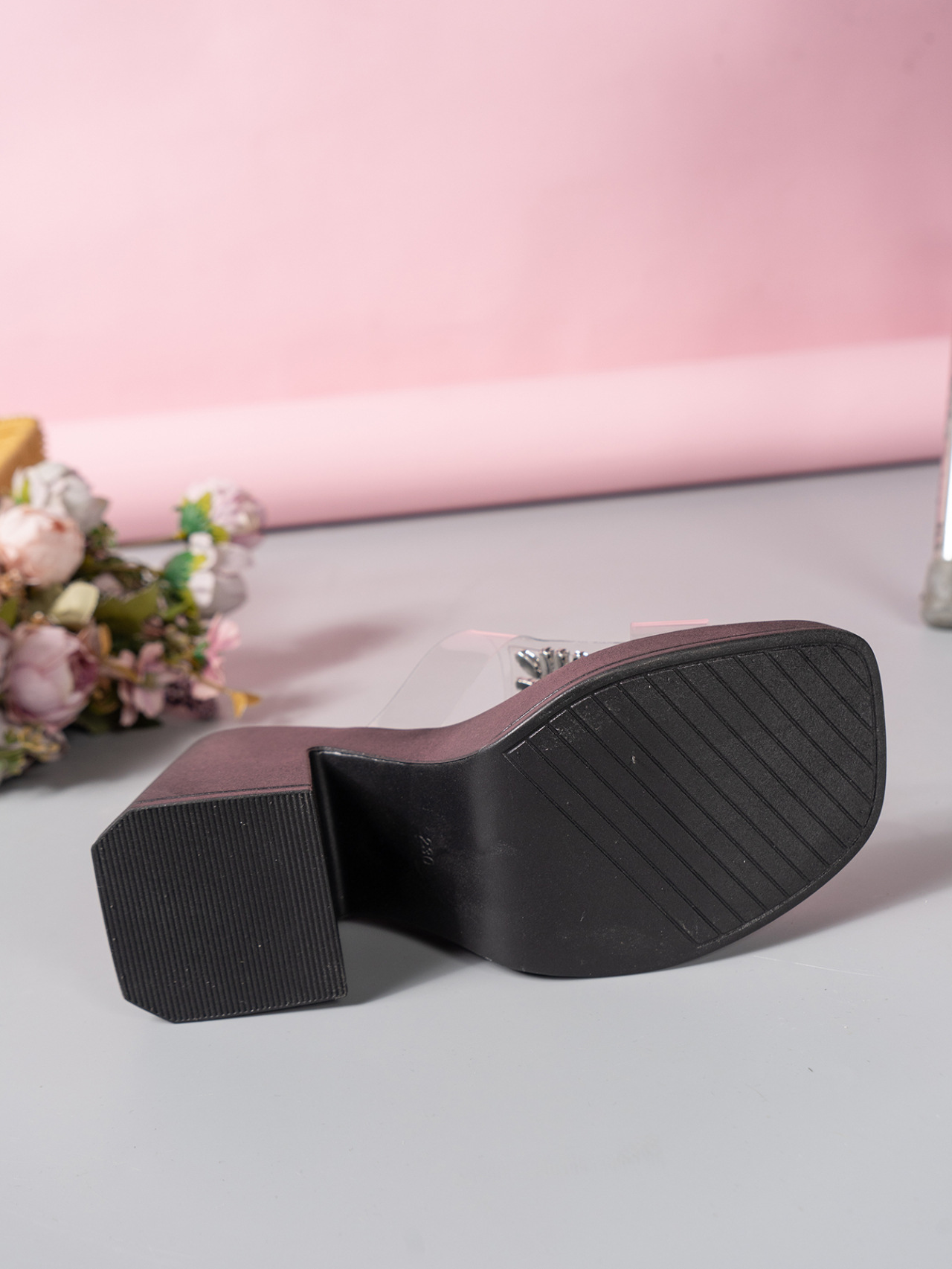 Lipper en strass à talons hauts de grande taille pour femmes portant une plateforme imperméable, ole épais, une ligne_voghion.com
