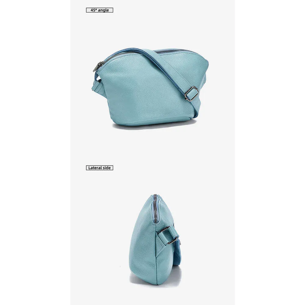 Zency Small Leather For Women Simple Casual Handba With Zip Pockets Adjustable Strap Shoulder Cross Body Purse Roomy_voghion.com