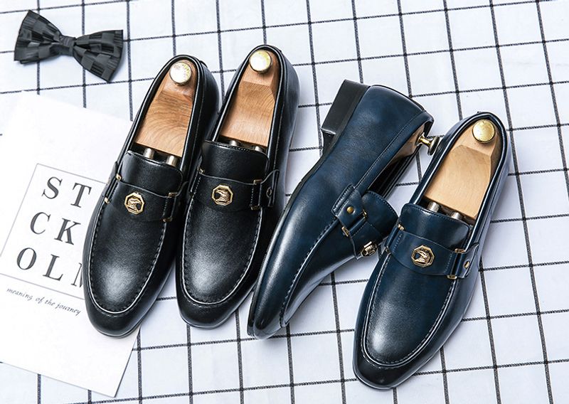 Velike poslovne elegantne muške kožne cipele, novi proljetni modni set, mokasine, cipele za opuštanje_voghion.com