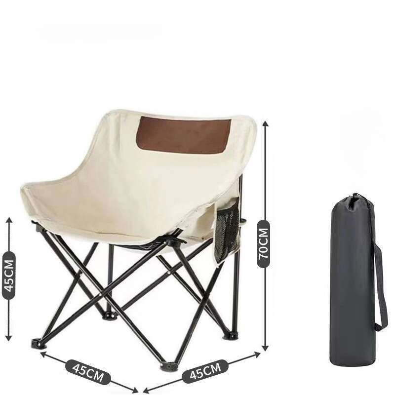 Outdoor Experts Are Crazily Competing! High End Craft Folding Moon Bench, Super Comfortable For Camping And Fishing_voghion.com