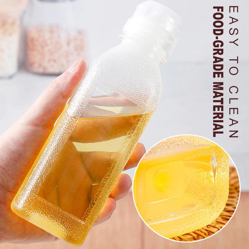 Küchen-Quetschölflaschenspender 300 ml/500 ml PP-Gewürz-Quetschflaschen für Saucen, Essig, Olivenöl_voghion.com