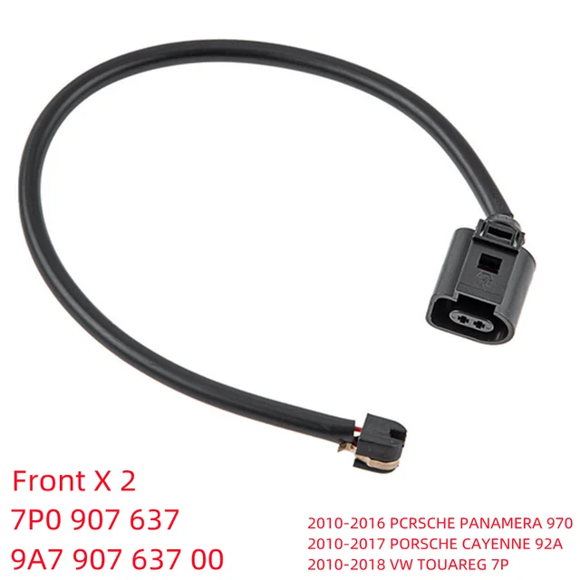 Front Rear Systems Bremsschleissensor Alarm AUDI Q7 A6 C7 A7 Q5 A4 B5 RS4 PCRSCHE CAYENNE PANAMERA Fir VW TOUAREG_voghion.com