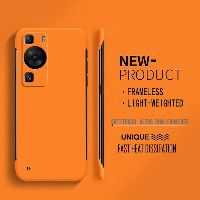 Frameless Hard PC Matte Phone Case For Huawei P60 Pro P60Pro Protective Bumper Solid Shell Cover Cases_voghion.com