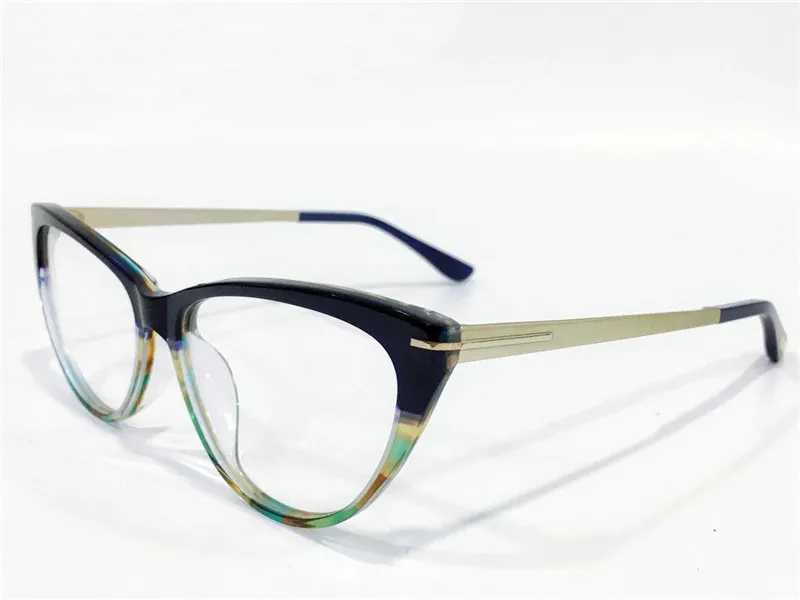 Nuovo design alla moda per occhiali da vista 5354, montatura a forma di occhio di gatto, stile semplice e popolare, leggero e comodo da indossare._voghion.com