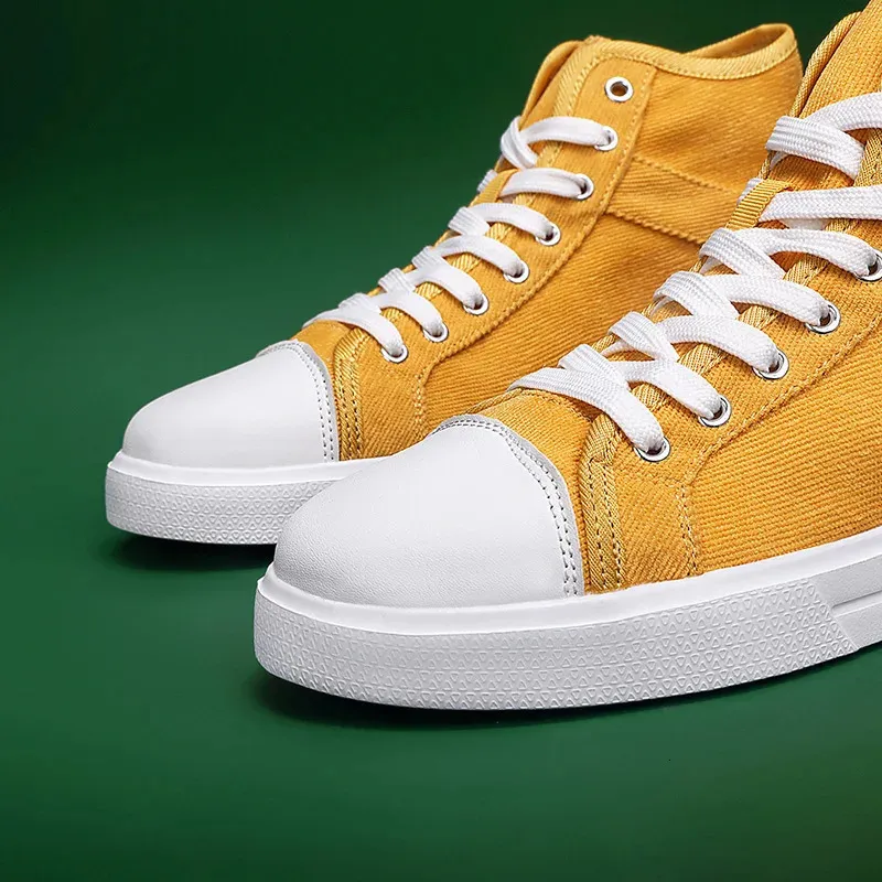 Sneakers Skateboarden Dames Heren Unisex Lichtgewicht Hoge Canvas Schoenen Koppels Wandelen Mannen Gig Maat 36-46_voghion.com