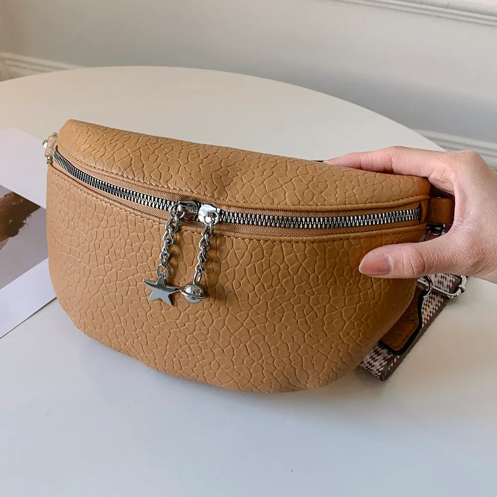 Fash Shoulder Elegant PU Leather Underarm Bag Casual Portable Simple Ethnic Style Straps Adjustable For Weekend_voghion.com