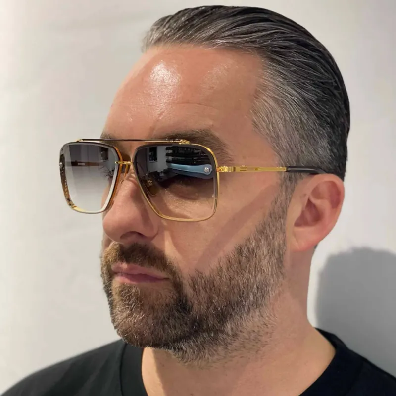 M SIX zonnebril voor heren en dames zomer klassieke stijl anti-ultraviolet retro plaat vierkant full-frame mode_voghion.com