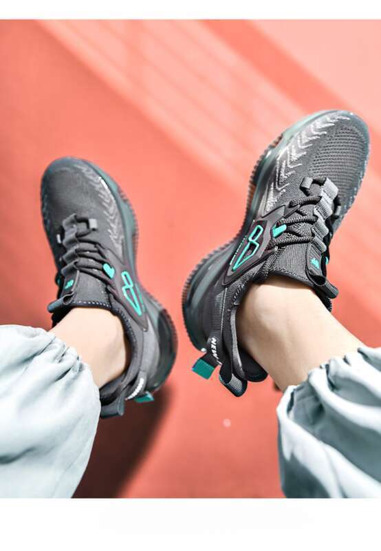 Nuove scarpe sportive multifunzionali, traspiranti e comode, in mesh di alta qualità, con cuscino d'aria e assorbimento degli urti, ultra leggere._voghion.com