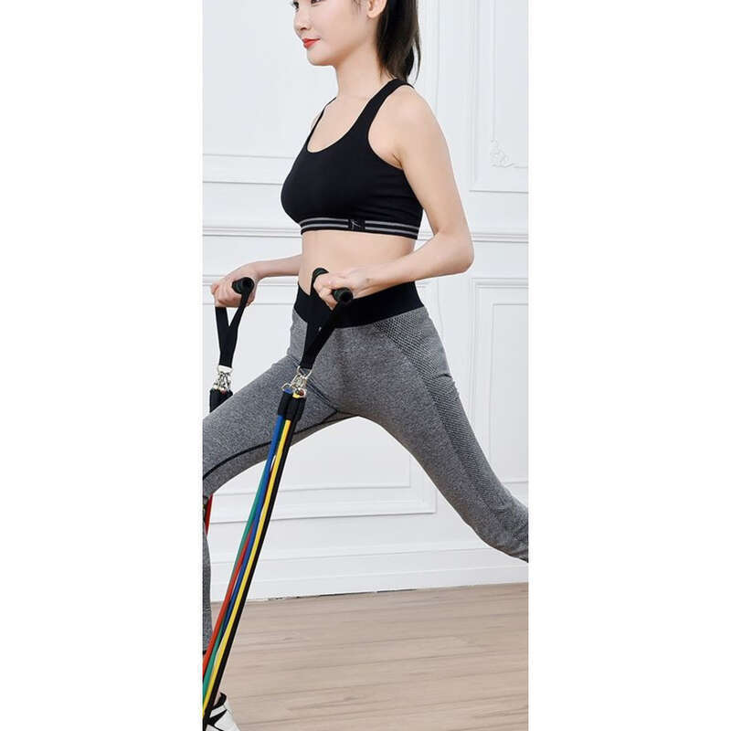 Verbessertes Bruchschutz-Set mit 11 Gurtbandstücken, Latex-Set, Kürbishaken, elastischem Seil-Trainingsspannungsgerät_voghion.com