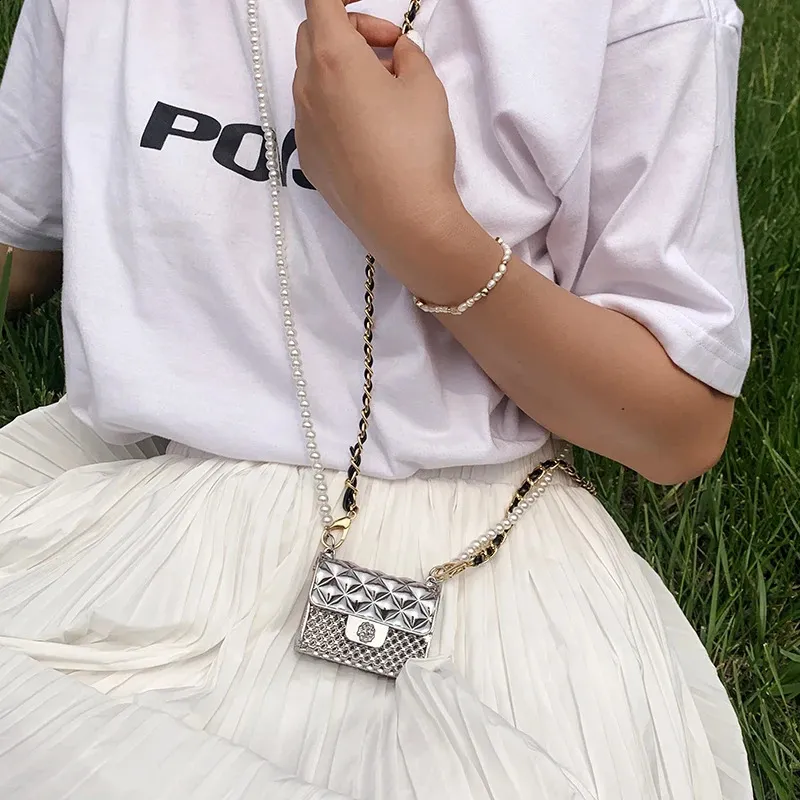 Super Mini Metal Crossbody Bags For Women Fashion Trendy Beading Female Chain Shoulder Handbags 240725_voghion.com