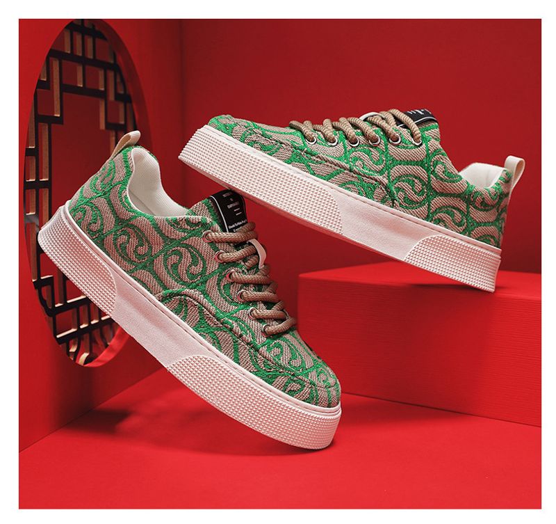 Chaussures décontractées pour hommes, grandes tailles, tendance chinoise chic, respirantes, confortables, simples, pour étudiants, 2024_voghion.com