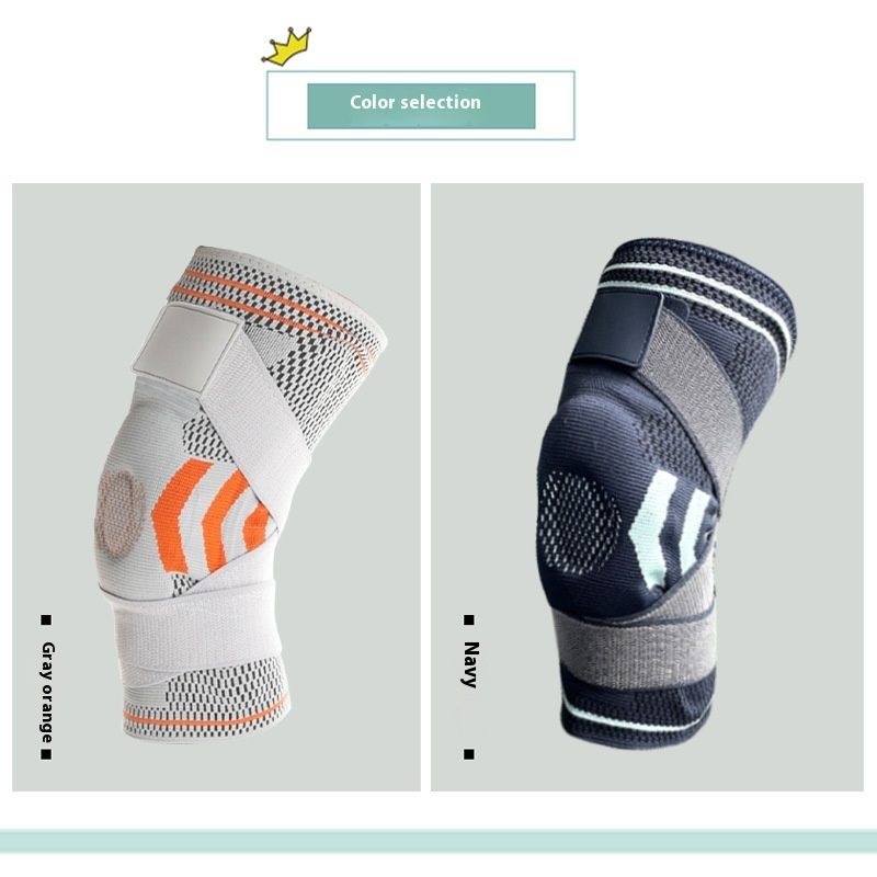 Sports women's nylon straps, silicone pads for cycg, cold resistant spring support, knee pads, meniscus_voghion.com