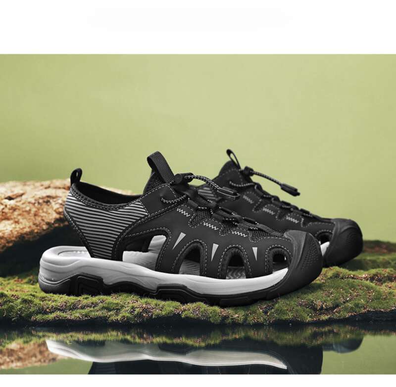 Sandali da spiaggia con punta oversize per esterni, sandali e pantofole estivi alla moda e alla moda_voghion.com