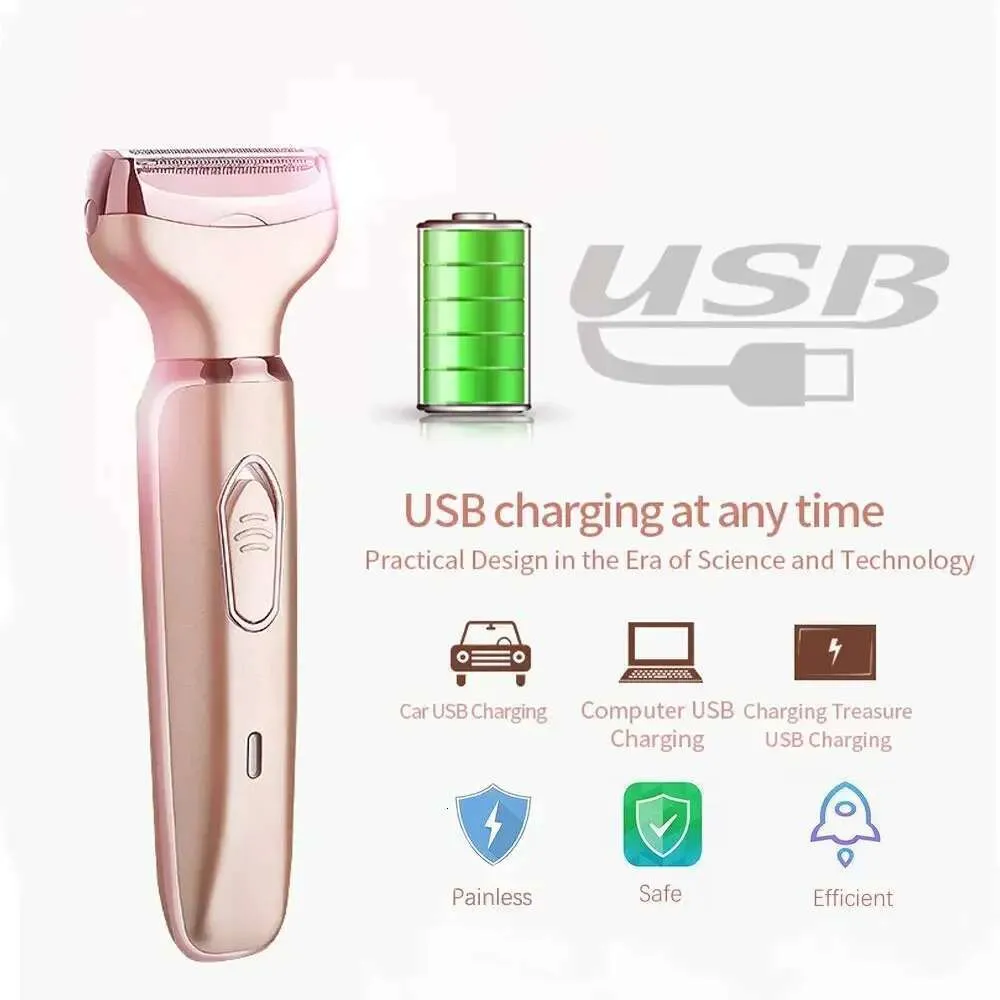 2-in-1 Face Shaver & Epilator - Painless, Rechargeable_voghion.com