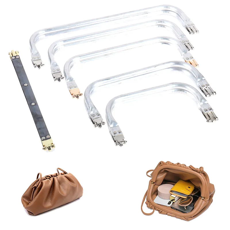 Vendita calda 1 pz. Telaio in alluminio per borse popolari, consigliata custodia fai da te con telaio in metallo, accessorio per portafoglio grande_voghion.com