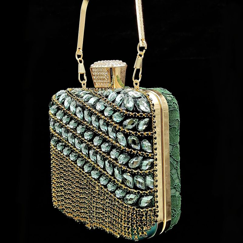 Borsa a catena per feste mini africana a diametro pieno, per ragazze europee e americane alla moda_voghion.com