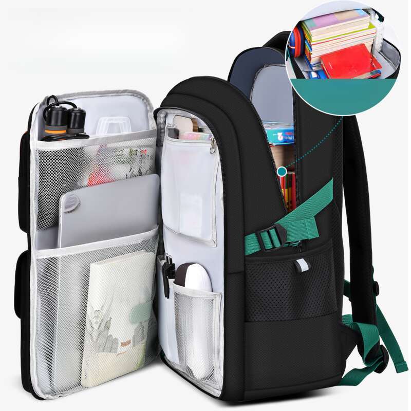 Neuer Schulranzen für Jungen und Kinder mit reduzierter Belastung, Schutz der Wirbelsäule, wasserdicht, verschleißfest, schmutzabweisend._voghion.com
