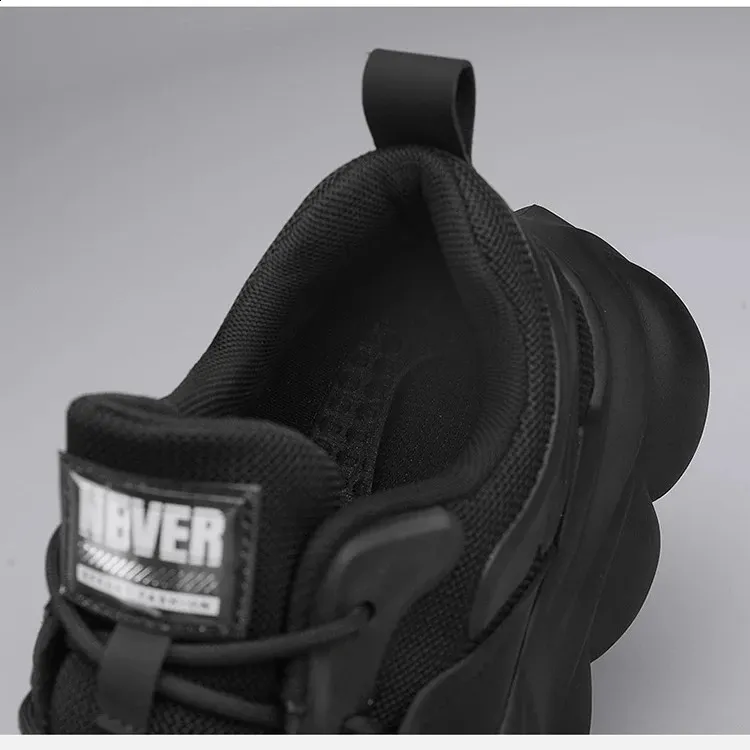 Versatile Spring Leisure Sport Running Sneakers Breathable Mens Lightweight Thick Bottom Trendy Shoes 241015_voghion.com