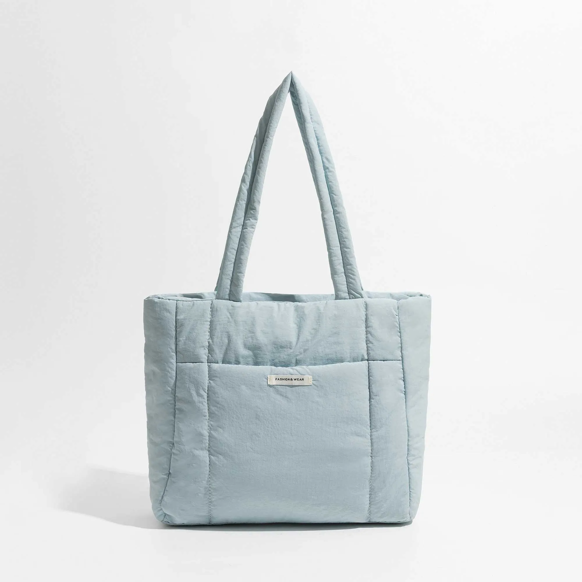 Borsa a spalla puffer trapuntata donna, borsa a mano morbida_voghion.com