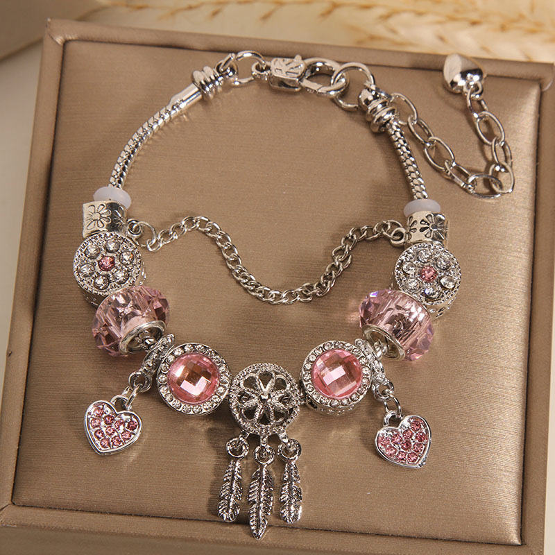 Pulsera de cuentas de cristal desmontable con transmisión en vivo de Family Dream Hunting Network