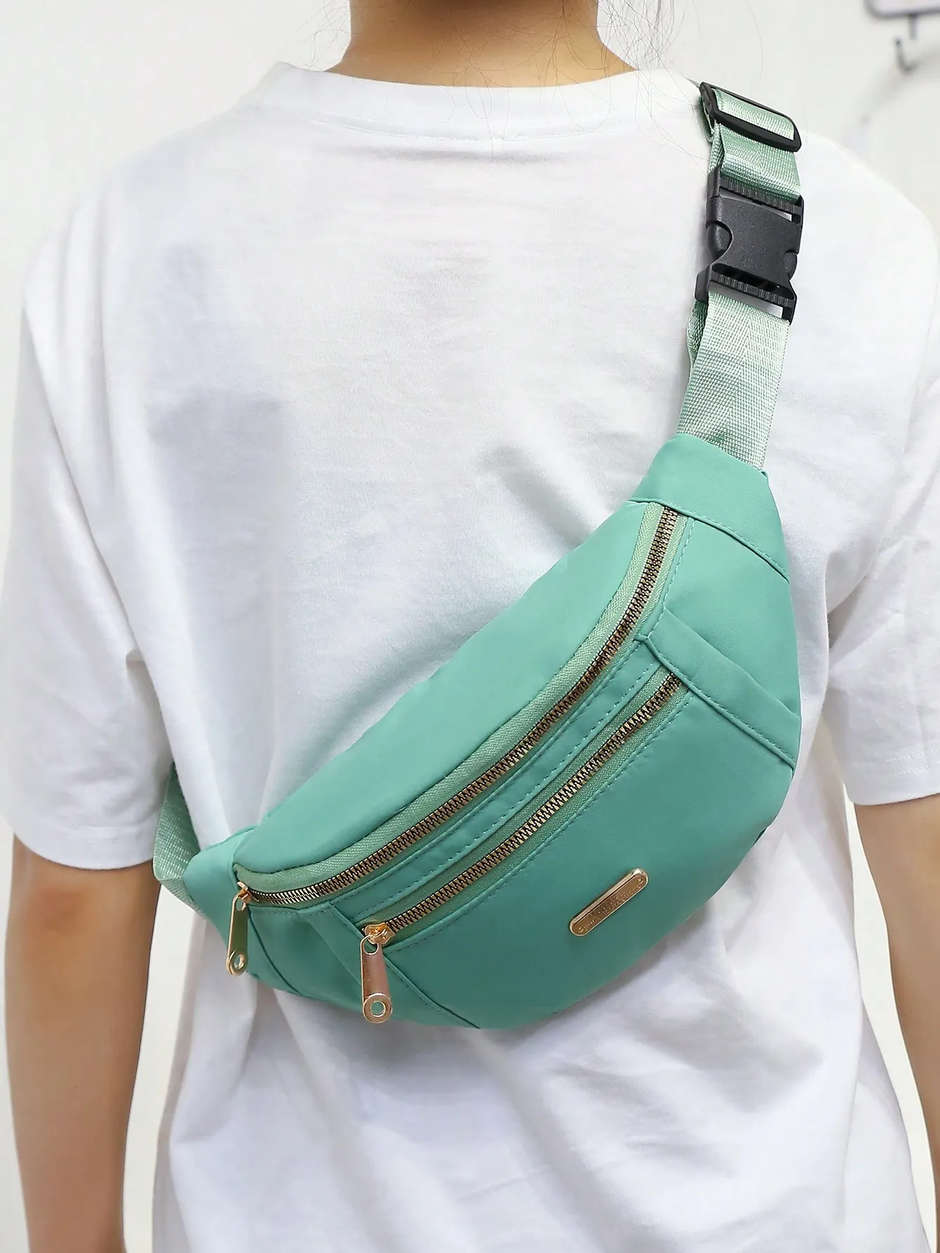 Crossbody Fanny Pack Women,Large Waist & Hip Bum Bag With Adjustable Strap For Outdoors Workout Traveling Casual Running_voghion.com