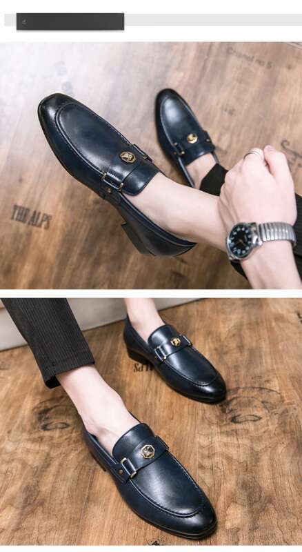 Heren Hoge Kwaliteit Leren Loafers Heren Casual Schoenen Mocassins Slip On Heren Flats Mode Heren Schoenen Mannelijke Rijschoenen Maat_voghion.com