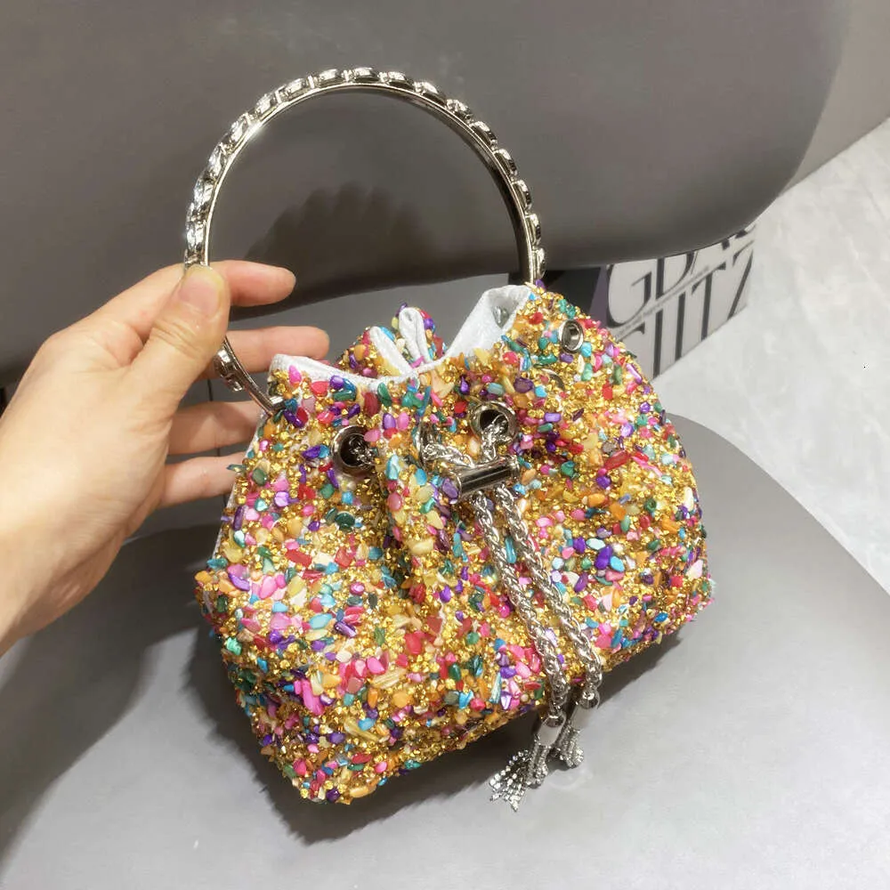 New Women's Brand Wallet and Handbag Designer Handbag, Banquet Crystal Rhie Shoulder Bag, Party Bag_voghion.com