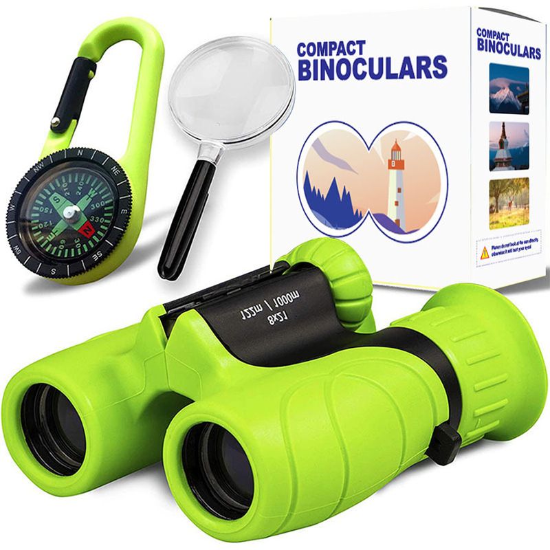 Set binocolo per bambini con lente di ingrandimento, bussola, regalo per ragazzi e ragazze_voghion.com