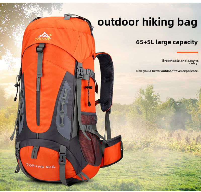 New multi-functional backpack outdoor hiking bag travel large capacity wear-resistant shoulders_voghion.com