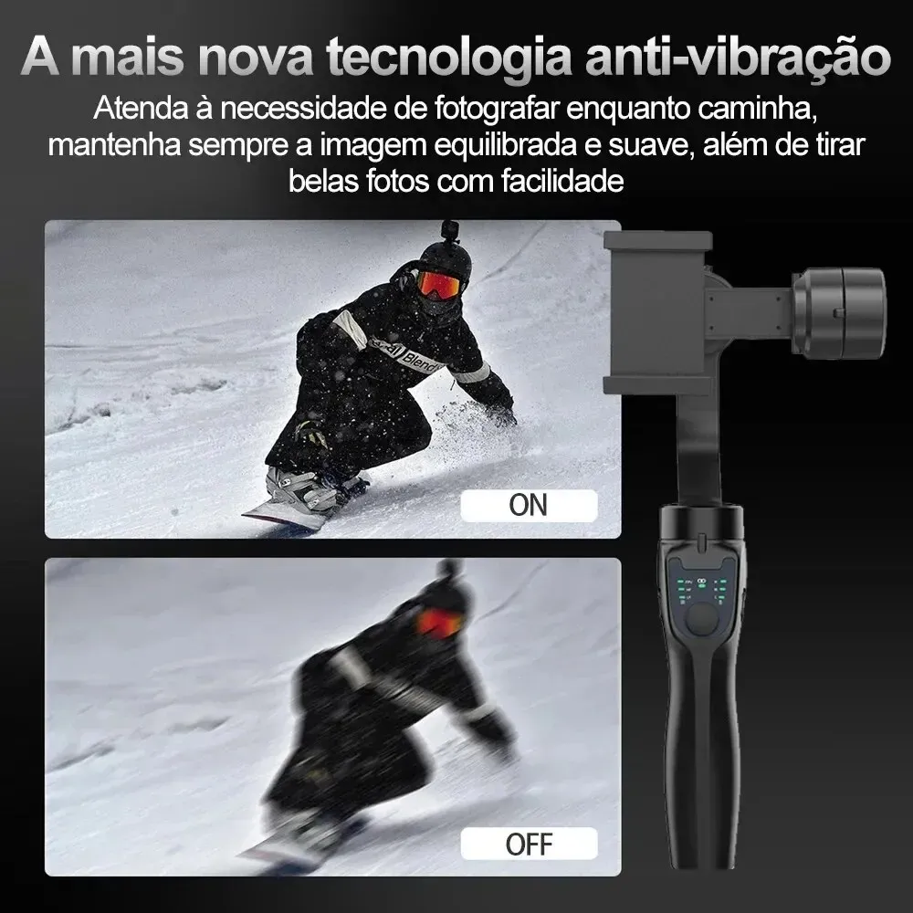 QAML F8 Handheld 3-axis Universal Joint Phone Holder Used As An Anti Vibration Video Recording Stabilizer For_voghion.com
