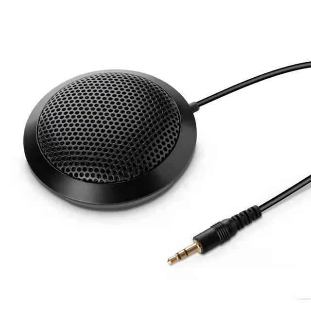 Conference USB Microphone,Omnidirectional Condenser Computer Microphone Plug and Play Mute Button Voice Pickup Mic for Laptop PC_voghion.com