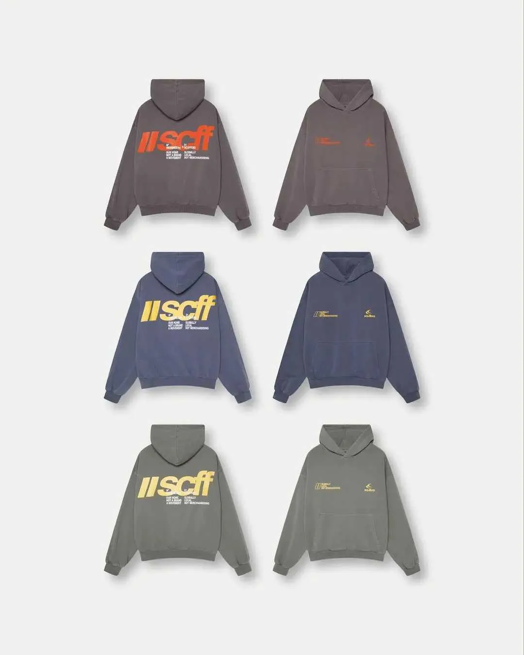 Erkek Kapşonlu Sweatshirtler Scuffer High Strt Büyük Boy Sweatshirt Çöp Kadın Haruku Kapşonlu Gotik T241112_voghion.com