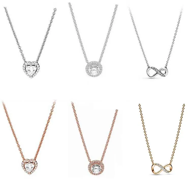 Collana con ciondolo a cuore e diamanti in argento sterling_voghion.com