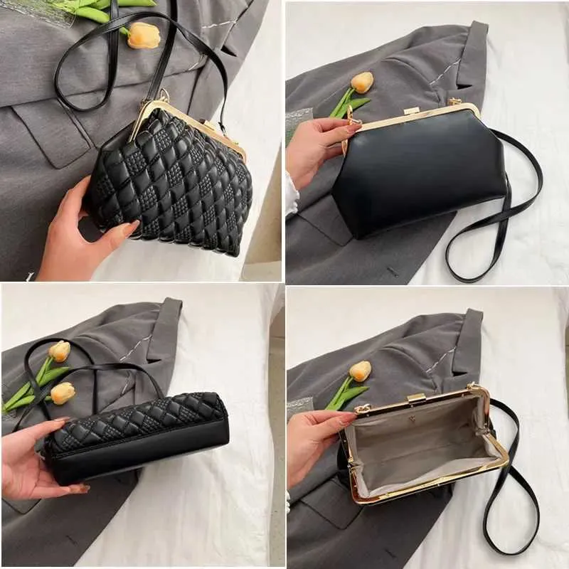 Borsa da sera in pelle PU da donna, borsa a tracolla, marchio di design, da donna, con tracolla, di alta qualità, SacC241211_voghion.com