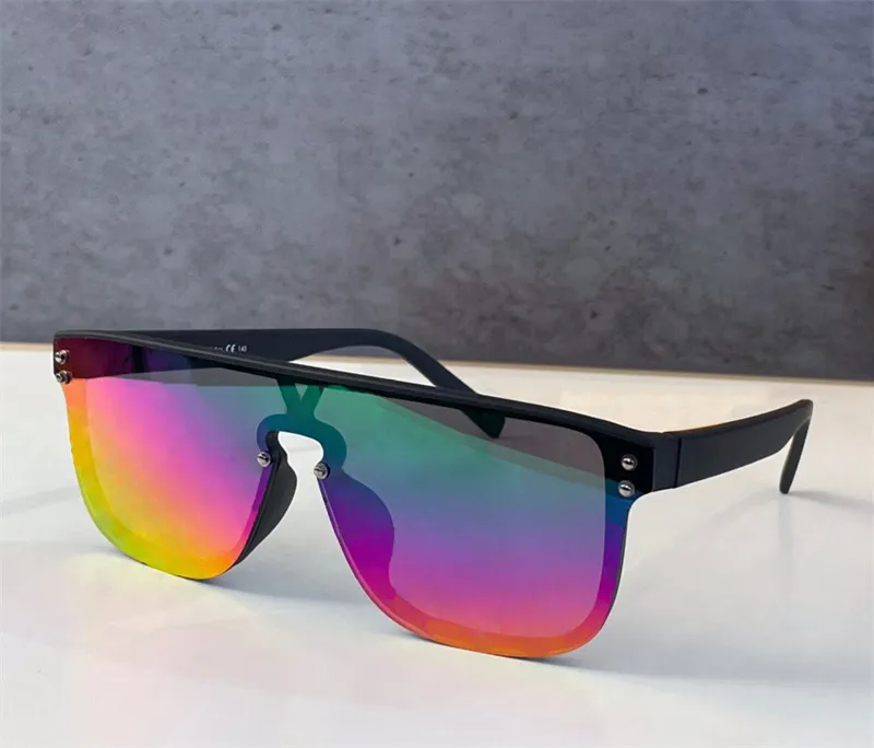 Occhiali da sole Waimea da uomo 621s Uxury 1485, stile vintage, quadrati, con montatura opaca e lettere stampate, con pellicola colorata, stile trendy per il tempo libero_voghion.com