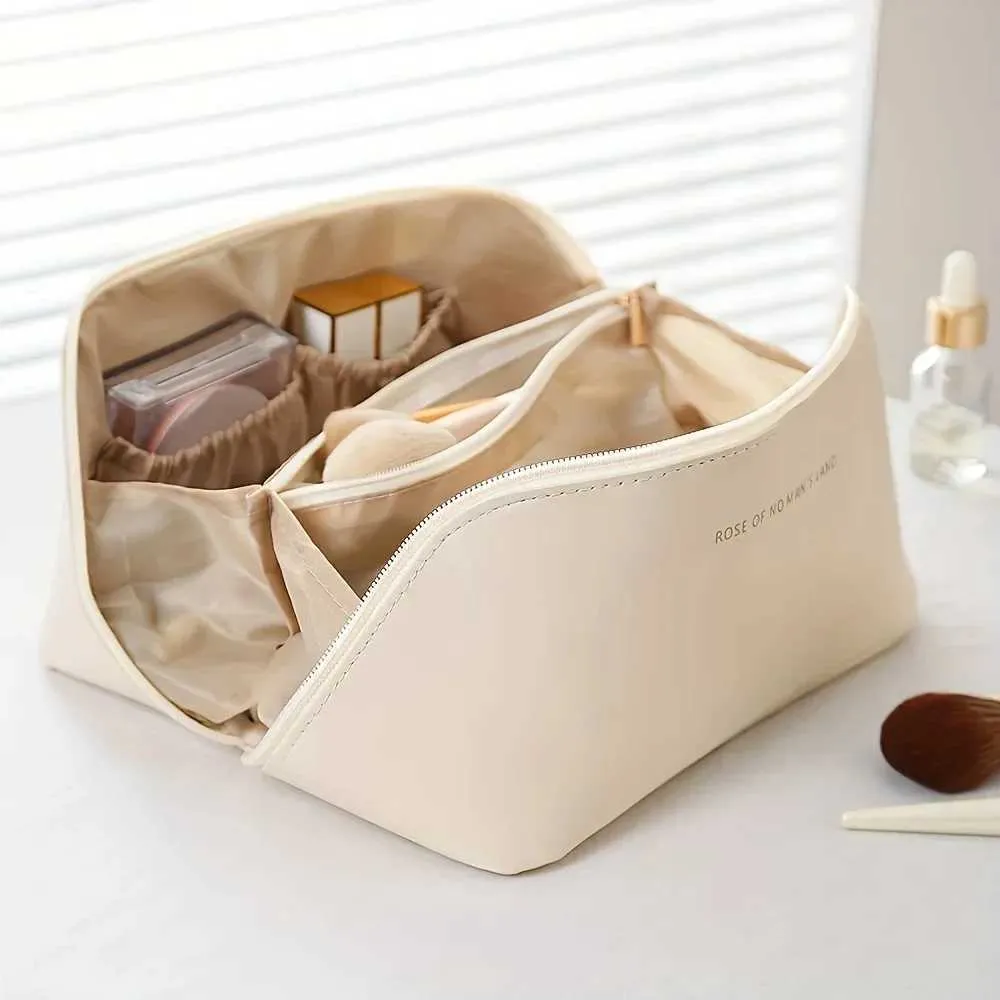 Make-up-Toilettenset Aufbewahrungsbox für Damen Make-up Reise-Organizer mit Reißverschluss Y241023_voghion.com