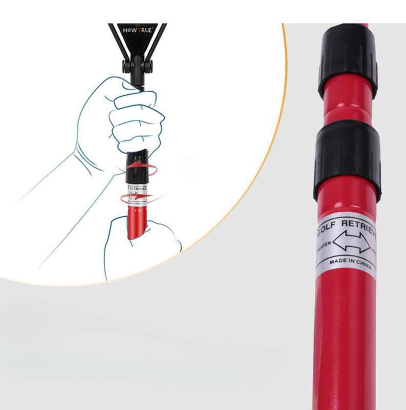 A New Convenient Choice For Picking Up Golf Balls: Straight Rod Short Five Section Ball Picker, Worry Free When Playing Golf_voghion.com